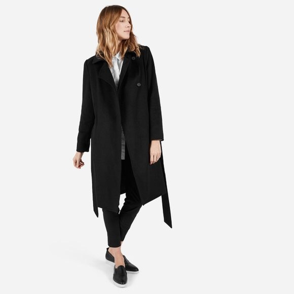 FOUND: Everlane Belted Wool Coats - Picture 3 of 6